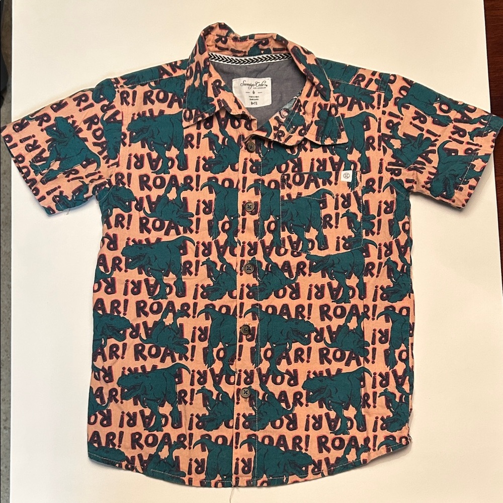 Sovereign Code Kids Dinosaur Print Shirt